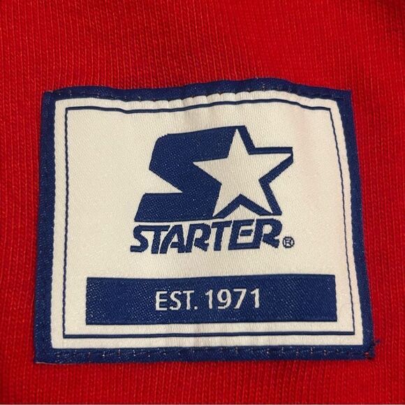 Starter Chicago Bulls Baseball Jersey Red Size Men’s Size Large - Picture 3 of 10